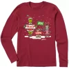 Women's Life Is Good Grinch Peace Love Joy Long Sleeve T-Shirt