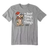Men's Life Is Good Best Things Max Crusher T-Shirt -AS Revival store 19694603052