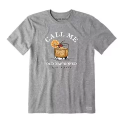Men's Life Is Good Call Me Old Fashioned Crusher-Lite T-Shirt