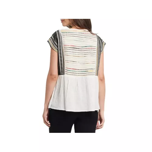 Women's Tribal Combo Short Sleeve Blouse 4 Women's Tribal Combo Short Sleeve Blouse - Image 2