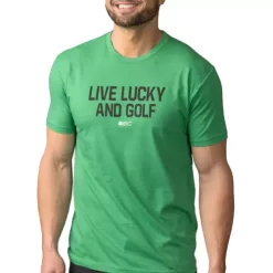 Men's Black Clover Luck Golf T-Shirt