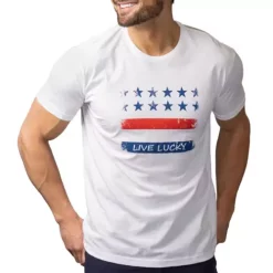 Men's Black Clover Old Glory Golf T-Shirt -AS Revival store 81008656557