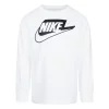 Boys' Nike Club Long Sleeve Graphic T-Shirt