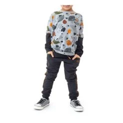 Boys' Nano Long Sleeve Printed Jersey T-Shirt -AS Revival store 82996836762 2