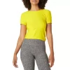 Women's Beyond Yoga Featherweight Twist Out Cropped Tee -AS Revival store 88863480717