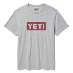 Men's Yeti Flip Logo Badge T-Shirt