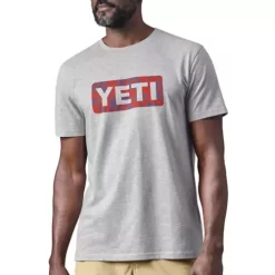 Men's Yeti Flip Logo Badge T-Shirt -AS Revival store 88883023460 3