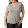 Women's PrAna Plus Foundation Short Sleeve Shirt -AS Revival store 88976076455