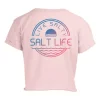 Women's Salt Life Salterrific Cropped Graphic T-Shirt -AS Revival store 88985640128