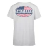 Women's Salt Life Amerifinz T-Shirt -AS Revival store 88985641958