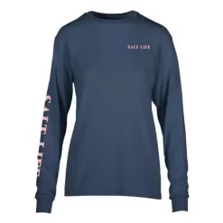 Women's Salt Life Crab Tropics Long Sleeve T-Shirt -AS Revival store 88985643267 2
