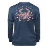 Girls' Salt Life Crab Tropics Long Sleeve T-Shirt