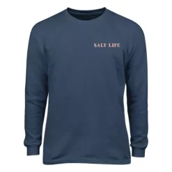 Girls' Salt Life Crab Tropics Long Sleeve T-Shirt -AS Revival store 88985643697 1